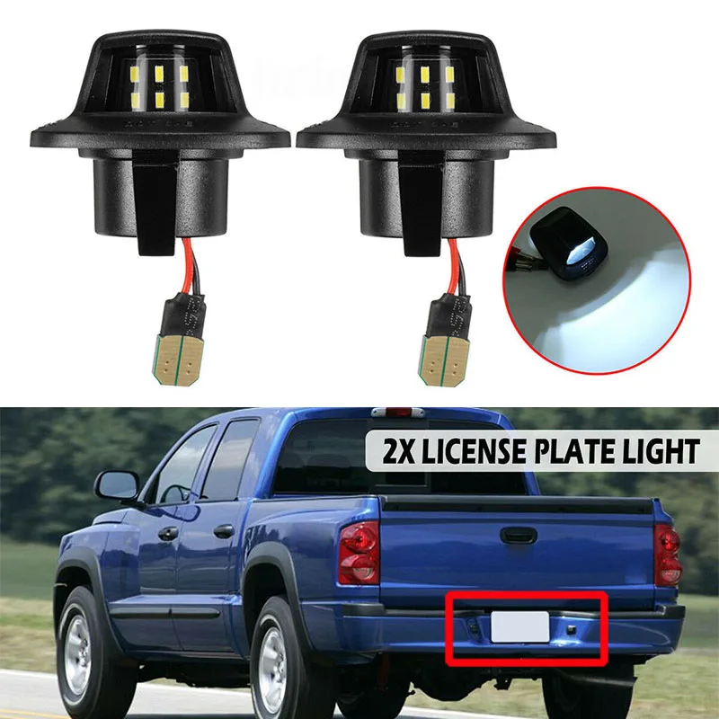 

2 шт., задние светодиодные лампы 12 В DC для Mitsubishi Raiders 2006-2009 Dodge Dakota 1997-2010