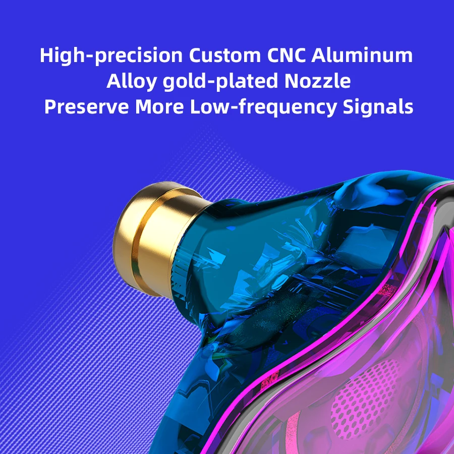 Наушники-вкладыши QKZ ZXT EDX проводные Hi-Fi наушники-вкладыши с функцией