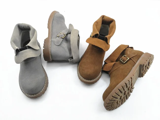 Careaymade-Японский новый стиль плоские и серые женские художественные Ретро ботинки