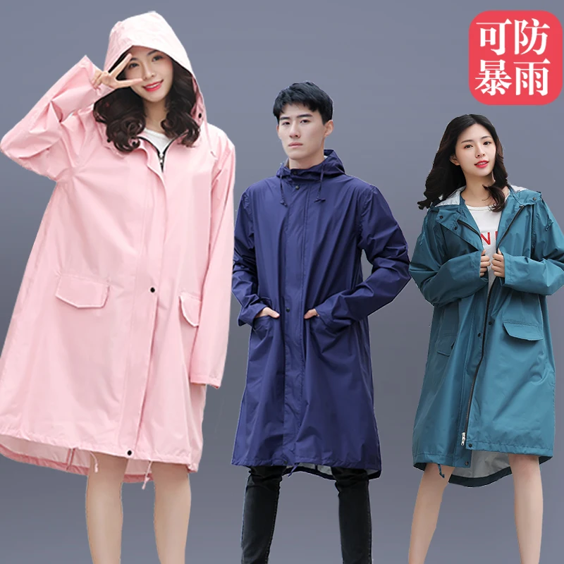 

Outdoor Fashion Waterproof Raincoat Poncho Rain Protection Transparent Raincoat Hooded Cloak Capa De Chuva Rain Gear BC50RC