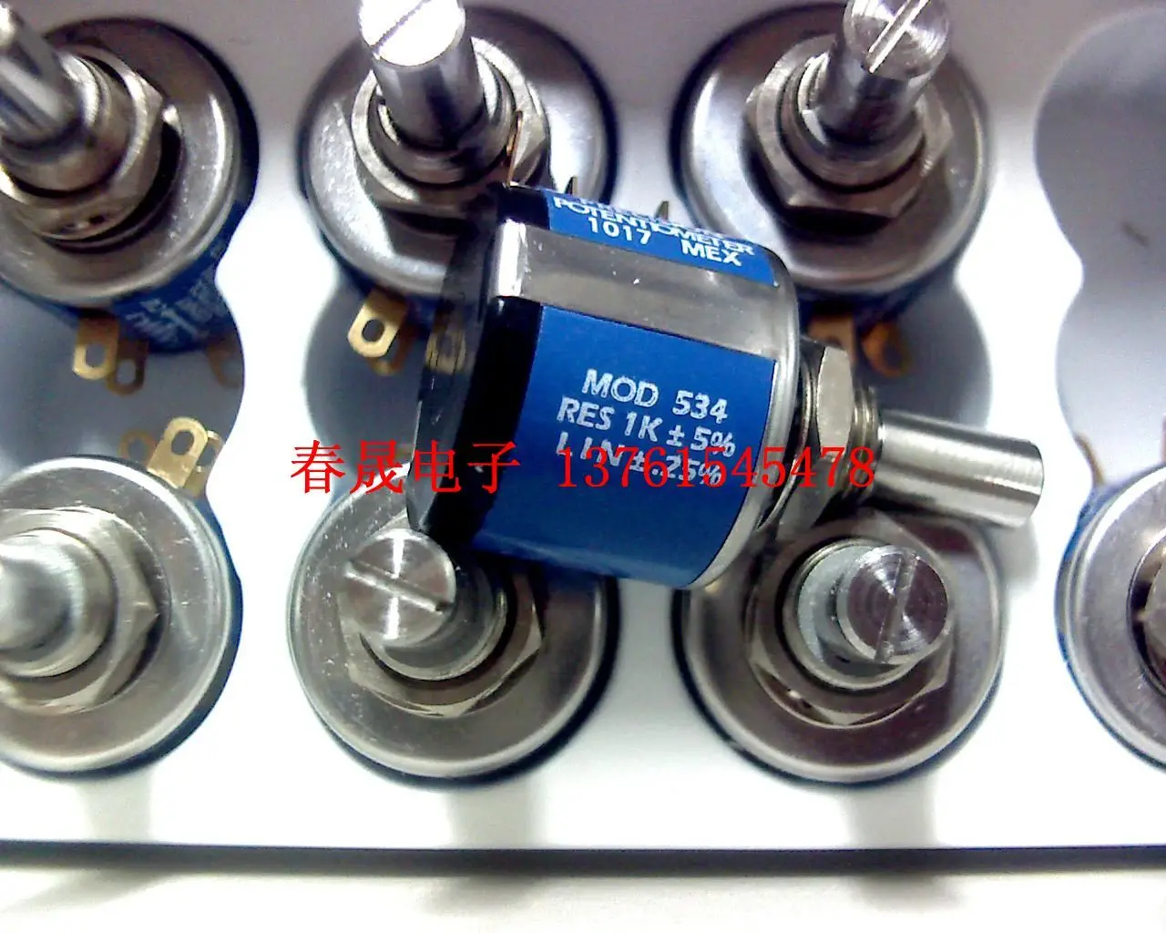 Оригинальный британский многооборотный потенциометр для обмотки проводов MOD 534