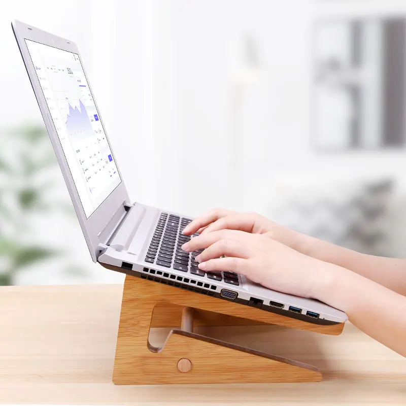 Подставка для ноутбука из бамбука Macbook Air Pro Retina 13 15 дюймов|Подставки планшетов| |