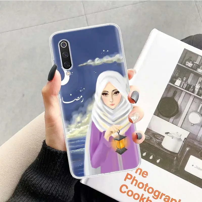 Исламский мусульманский Hijabi женский чехол для телефона Xiaomi Redmi Note 10 11 9 8 10S 11S 11T 11E