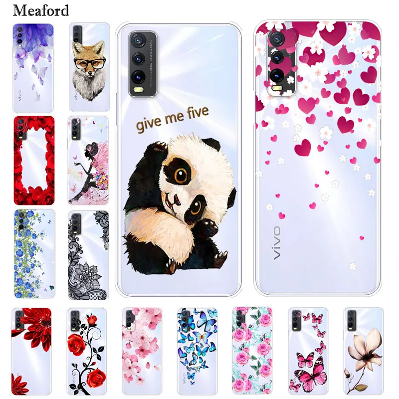 

For Vivo Y11S Case 6.51" Transparent Soft TPU Silicon Phone Back Cover For Vivo Y11S 2020 Case Y 11S Clear Bumper VivoY11S