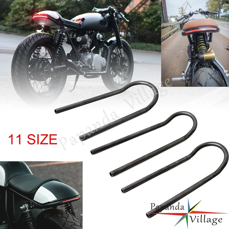 

Universal Rear Seat Hoop 170mm 180mm 220mm Frame Loop 7/8" or 1" Tube Upswept Flat Frame Hoop Loop for Cafe Racer Scrambler XS