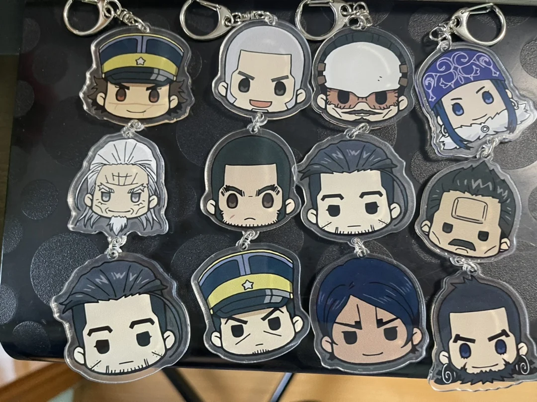 Аниме Золотой камуй сугимото саичи кочубе асуко сумки брелок для ключей Косплей