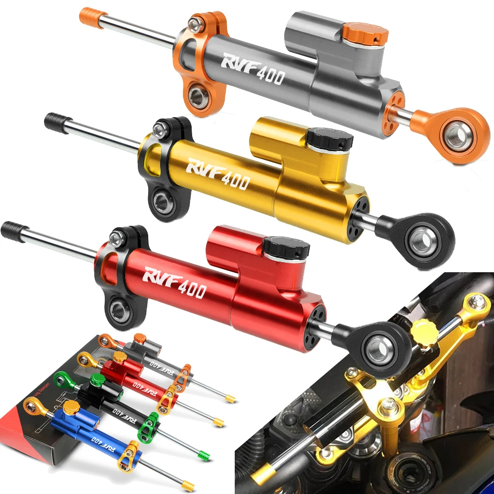 Универсальный Регулируемый демпфер руля для Honda RVF400 RVF 400 NC35 1994 1996 1995 с ЧПУ