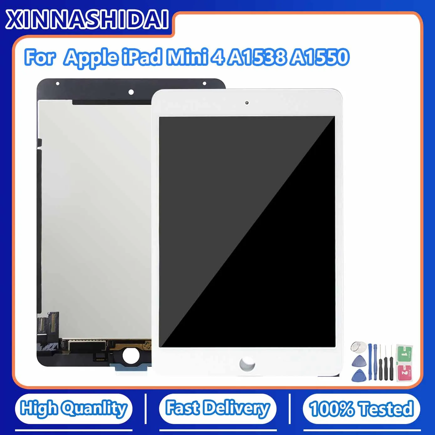 ЖК-дисплей класса AAA + для iPad mini 4 Mini4 A1538 A1550 сенсорный экран дигитайзер панель в