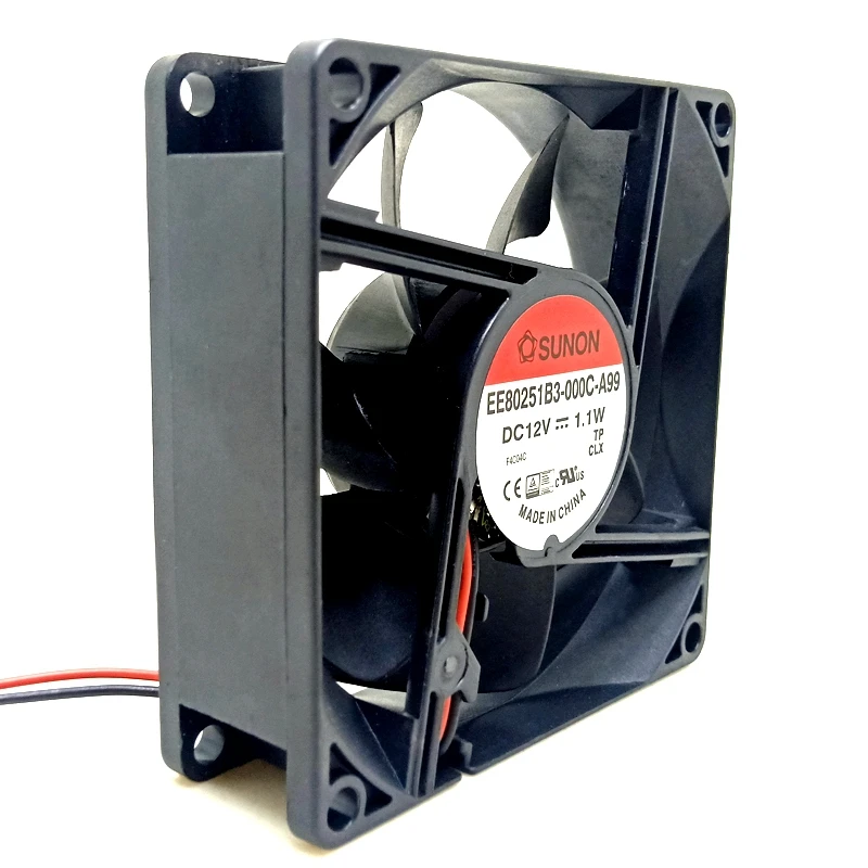 2 шт. бесшумный вентилятор для компьютера 8 см 8025 дюйма 12 В 1 Вт|Кулеры и системы