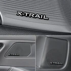 4 шт. 3D алюминиевый динамик стерео динамик значок эмблема наклейка для Nissan X-TRAIL X Trail Nismo QASHQAI аксессуары автостайлинг