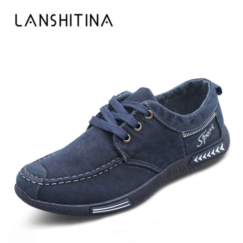 

2020 New Fashion Outdoor Canvas Shoes Men Denim Cloth Shoes Summer Solid Footwear Vulcanize Shoes Comfortable Men's Flat Shoes