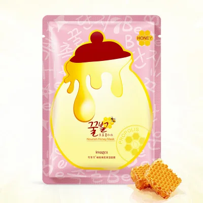 BIOAQUA медовый Увлажняющий маска для лица Лечение Акне питает лица-контроль