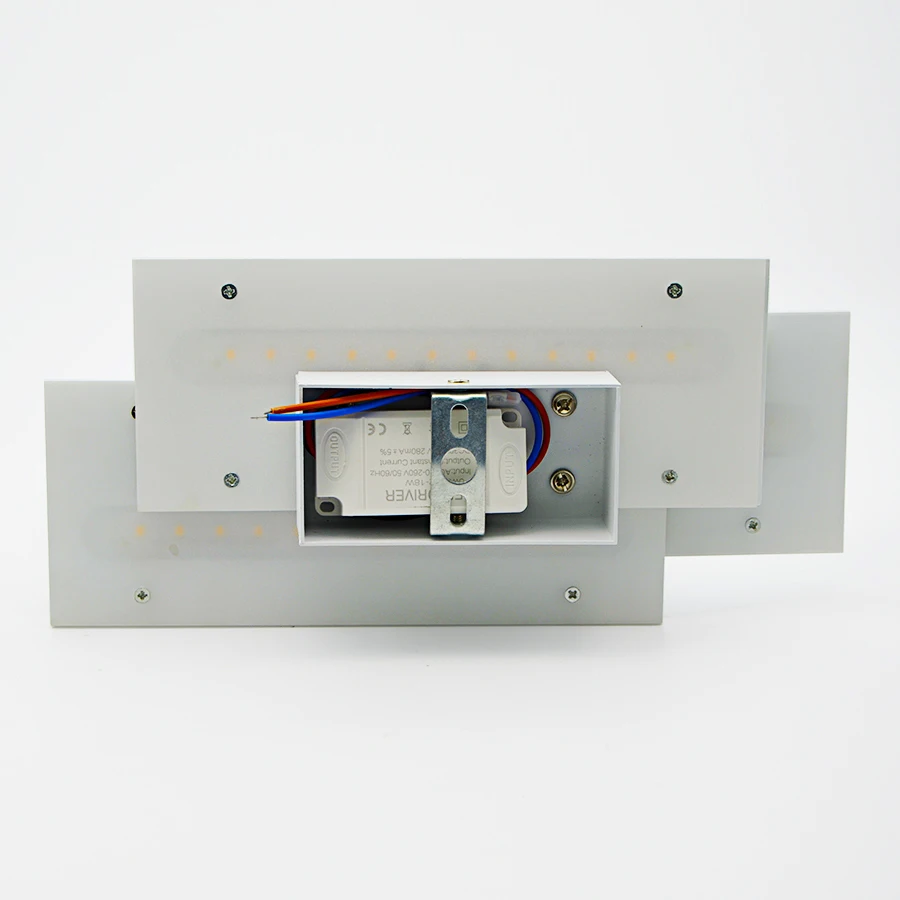 

Modern 18W Aluminum LED Wall Lamp Living Room Sconces Lighting Staircase Square Lamps Bedroom Bedside Hotel Wall Light