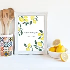 Фотография выжимать день, постер на холсте, современная кухонная Цитрусовая Акварельная живопись, настенное искусство, украшение