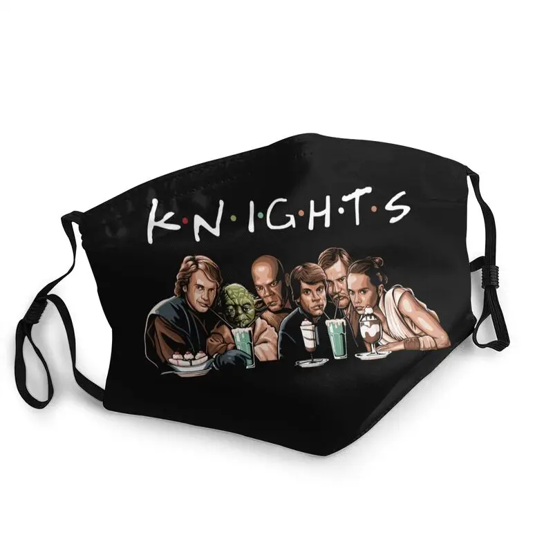 

Knights Washable Mouth Face Mask Adult Unisex Friends Tv Show Anti Haze Dustproof Mask Protection Cover Respirator Muffle