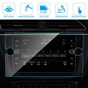 car gps navigation screen protector for volkswagen tiguan atlas jetta golf 2019 2018 for vw golf r gti alltrack sportwagen free global shipping