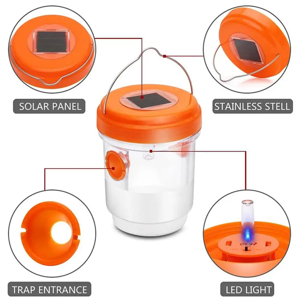 

Wasp Trap Kill Pest Insect Fruit Fly Killer Traps Reject Hornet Catcher Hanging Tree Garden Tools Killing Bee Trapper Wasp Trap