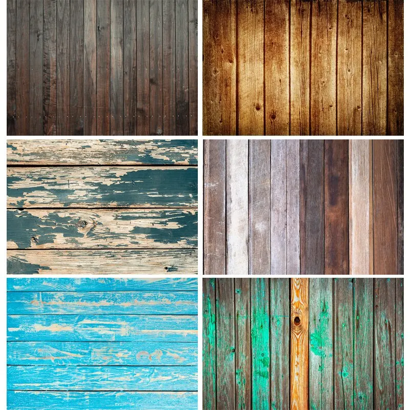 

Vinyl Custom Board Texture Photography Background Wooden Planks Floor Photo Backdrops Studio Props 201118REP- 02
