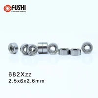 682xzz bearing abec 1 10pcs rc mould 2 5x6x2 6 mm miniature 682x zz ball bearings 6182 xzz