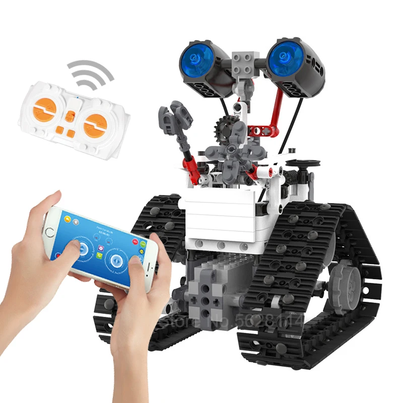 

Робот-конструктор детский с пультом управления