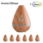 Ароматический диффузор эфирного масла, Электрический увлажнитель воздуха, ультразвуковой очиститель, распылитель тумана с 7-цветной светодиодной подсветкой, USB