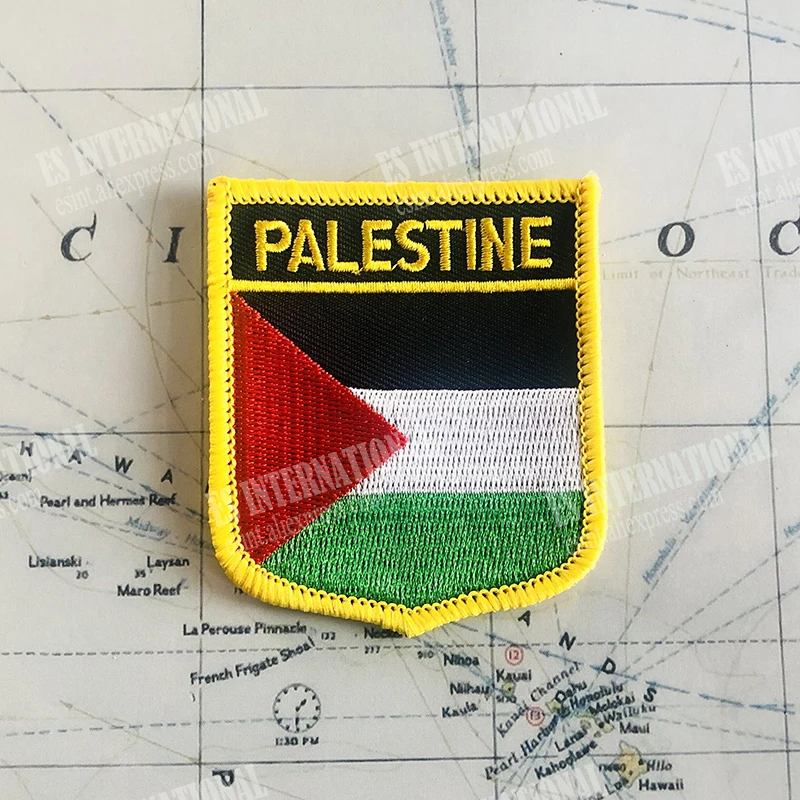 Национальный флаг Палестины значки чехол для телефона на руку заплаты вышивки и