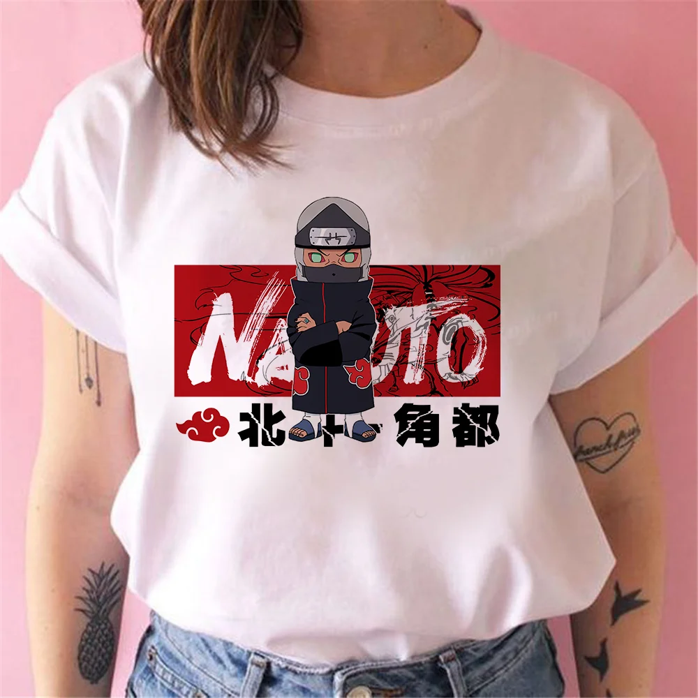 

Hot Sale Anime Naruto Tshirt Women Namikaze Minato Print Plussize Short Sleeve Female Clothes Dropship Tee Tops Streetwear