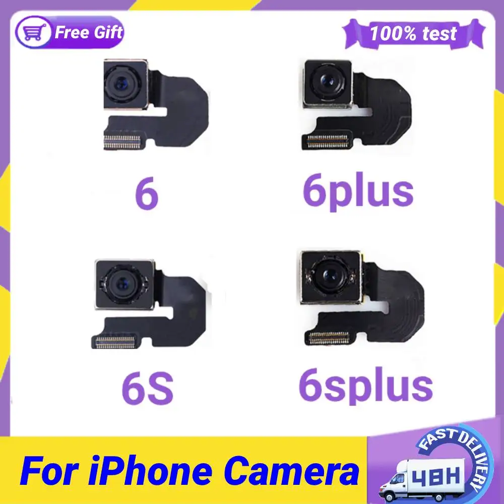 

Оригинальная задняя камера для iphone 6 6s 6plus 6splus, задняя линза, гибкий кабель для замены для iphone6 plus 6S plus, задняя камера