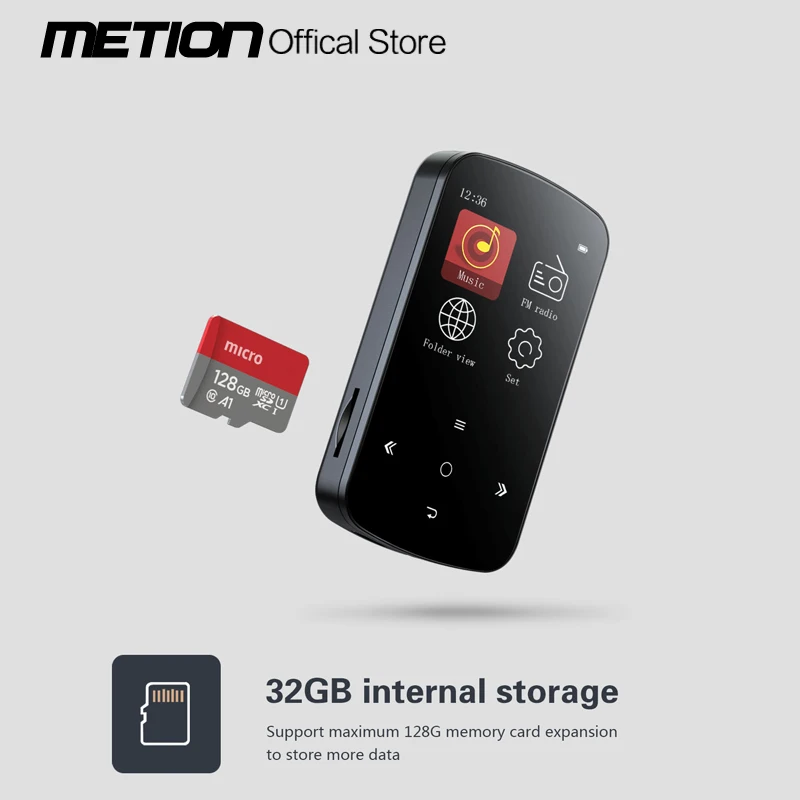 32 Гб Спортивный Bluetooth MP3-плеер без потерь HIFI музыкальный плеер