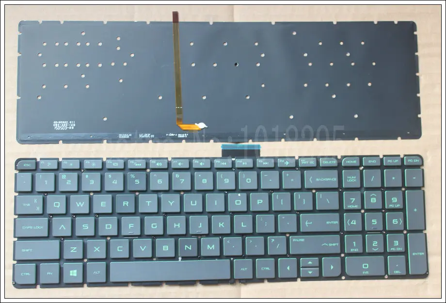 

New Laptop keyboard For HP Pavilion 15-AK 15-AK 15-AK000 15-AK001tx 15-AK004 15-AK030 noframe Black US Backlit keyboard