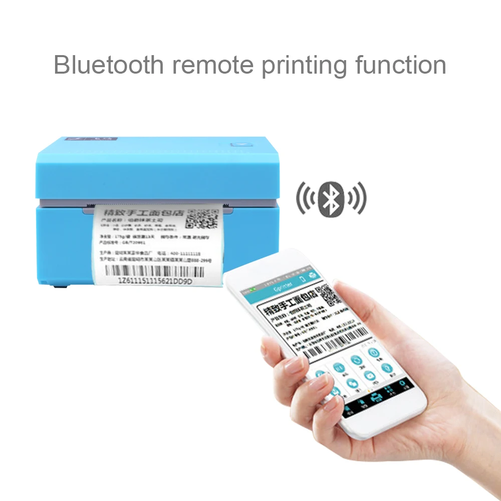 3 дюймовый беспроводной Bluetooth Термопринтер для этикеток экспресс электронный