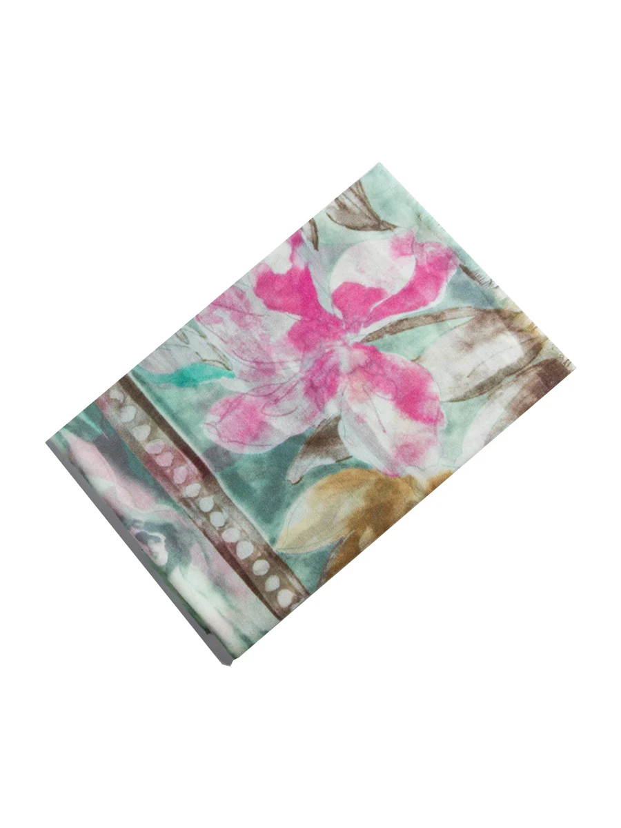 Шарфы с принтом духов лилии женские шали пляжное полотенце шарф Прямая поставка