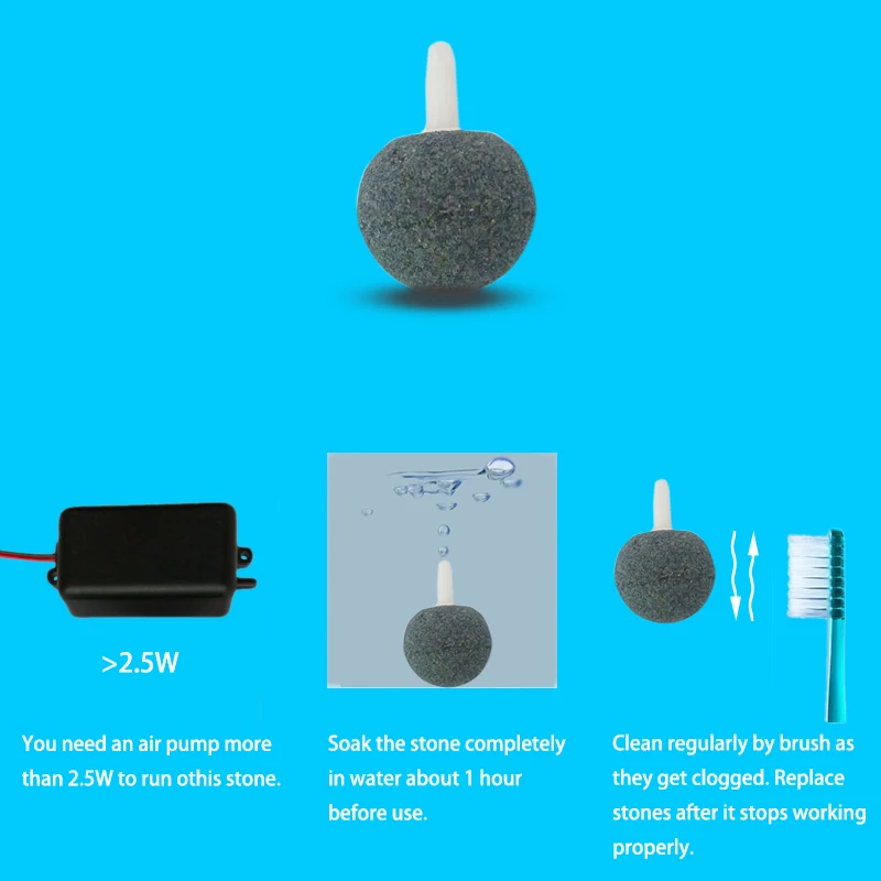 Воздушный пузырьковый камень пористые камни генератор озона для воды и