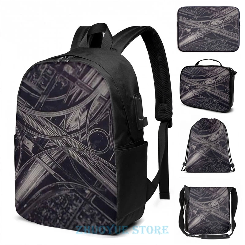 Школьные ранцы для мужчин и женщин дорожный рюкзак ноутбука с забавным