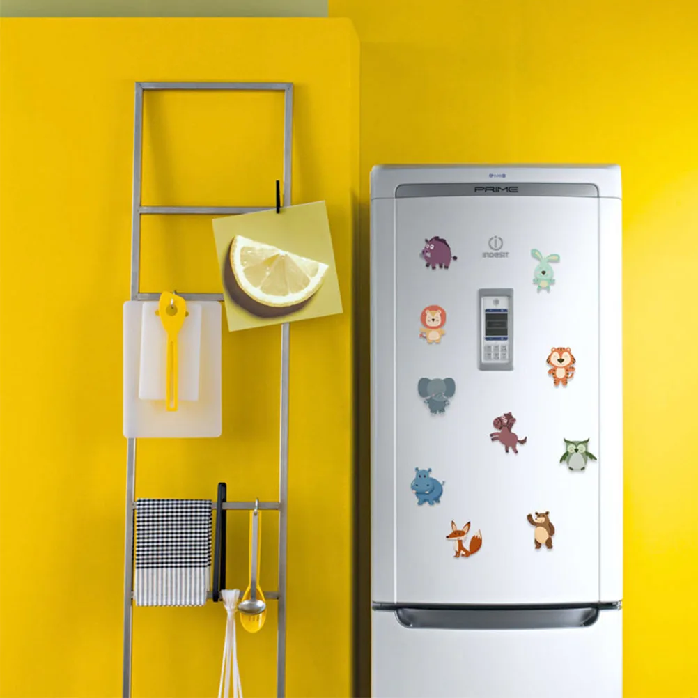 Наклейки на стену с мультяшными животными 3d наклейки для ванны детские