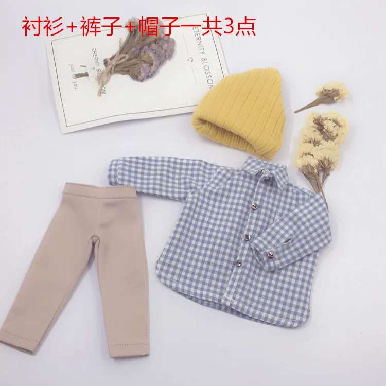 1/6 BJD одежда аксессуары рубашка+ брюки+ шляпа+ футболка набор кукольные наряды для BJD/SD yosd, не включены кукла, обувь, парик и другие E2580