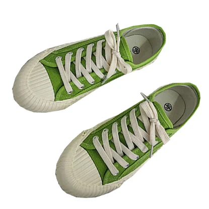 Autumn Shoes Women Canvas Girl Lace up Sneakers Outdoor Flat Platform Casual Ladies Vulcanize Walking Tenis | Обувь