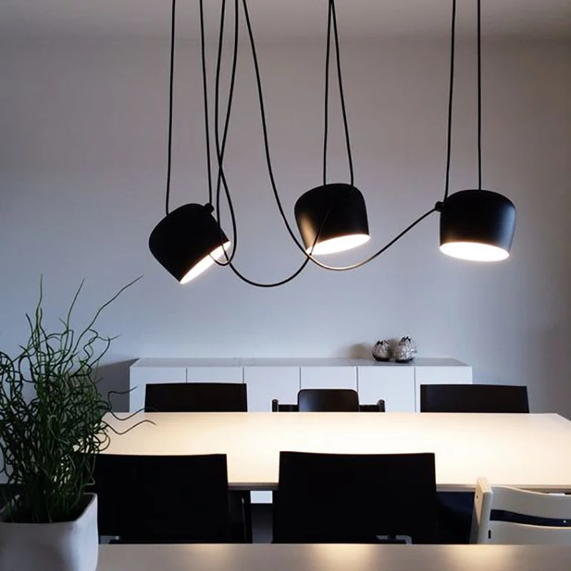 Винтажные черные подвесные светильники в стиле ретро сделай сам для столовой