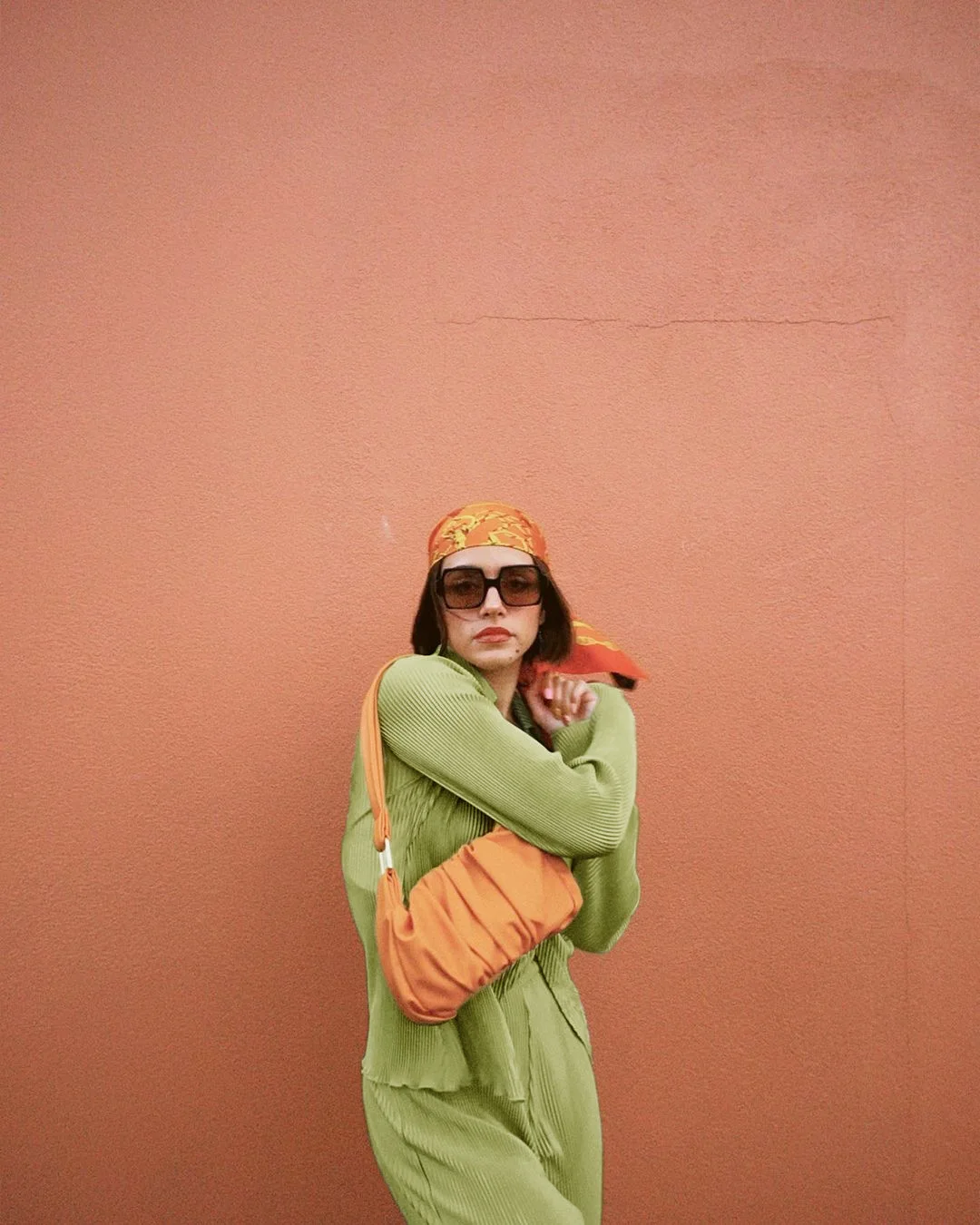 

Green Vintage Flare Sleeve Blouse Shirt Spring Casual Single Breasted Women Top Summer Loose Turn Down Collar Shirts