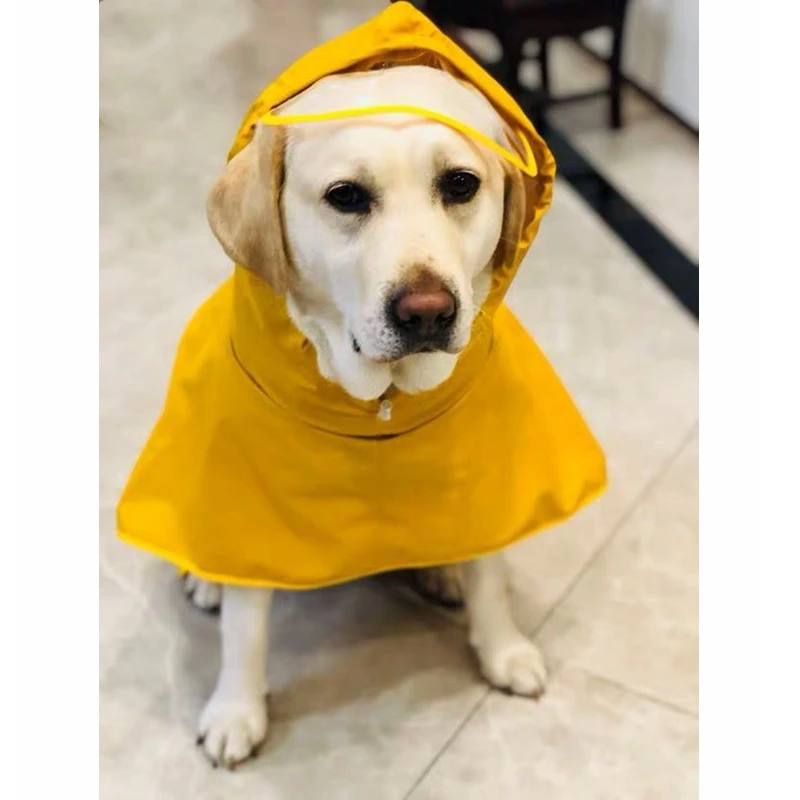 Дождевик для собак водонепроницаемый дождевик маленьких средних и больших