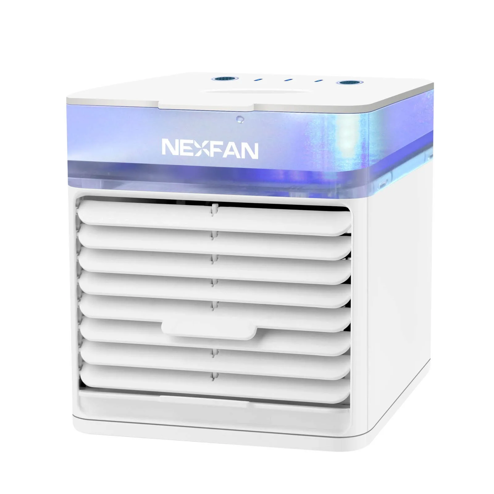 

NEXFAN Portable Air Cooler LED Light USB Desk Fan 3 Speed USB Air Conditioner Multifunctional Desktop Cooling Fan