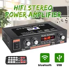 Автомобильный стерео усилитель Bluetooth 2-канальный Hifi Цифровой аудио домашний караоке мощный автомобильный усилитель музыкальная Колонка для автомобиля автоматический сабвуфер