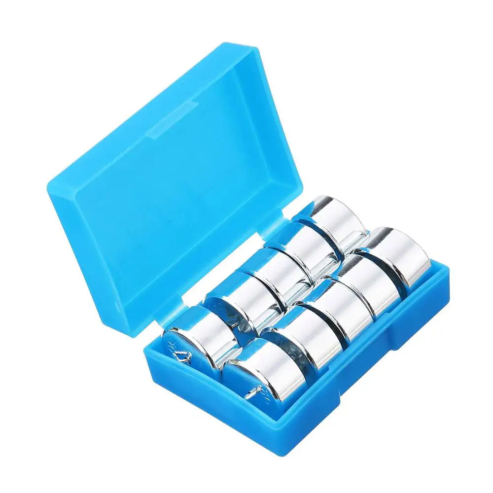 8Pcs Lab Spring Balance Hook Weight Set Force Meter Gauge Dual Scale Dynamometer 1N 2.5N 5N 10N | Инструменты