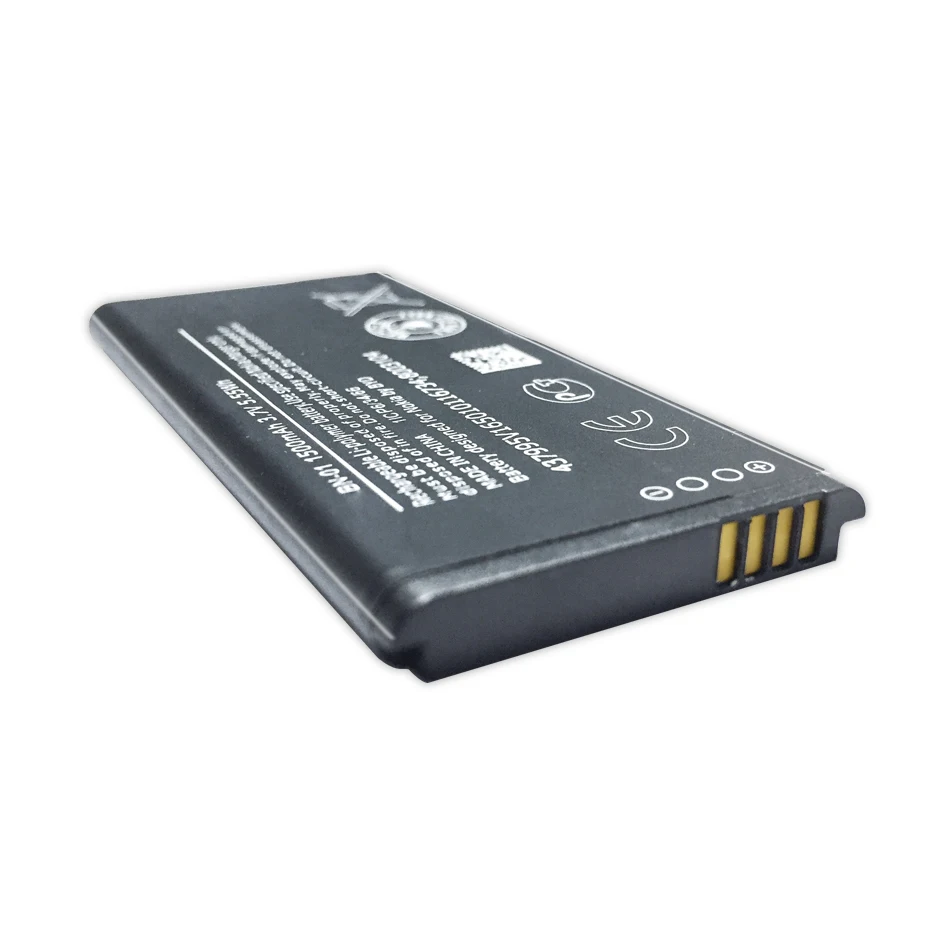 Аккумулятор для смартфона BN-01 1500 мАч Nokia X 1045 RM-980 Normy / X2 + Plus 1013 X2DS BN 01 | Мобильные