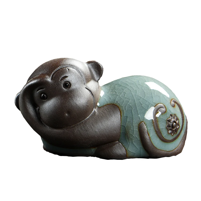 

Ceramic Zodiac Small Ornaments Cute Chinese Zodiac Mini Animals Decoration Crafts