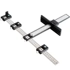 Сверло для деревообработки, направляющая для сверления, регулируемая ручка для мебели, шкафа, штамповочный шаблон, линейка, инструменты