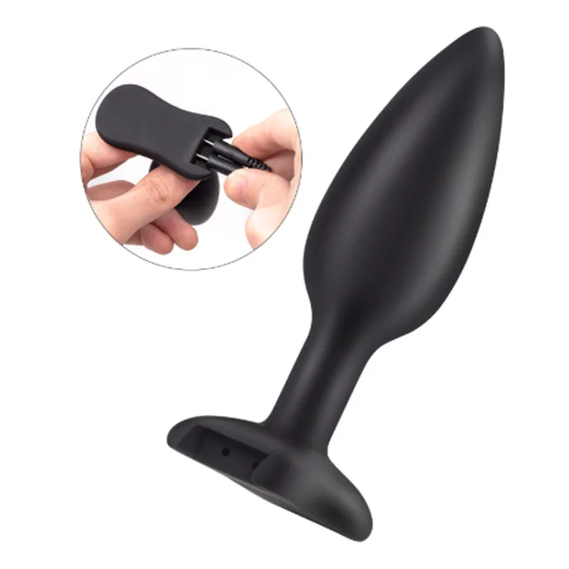 Анальная пробка с электрическим током стимулятор простаты проводящие