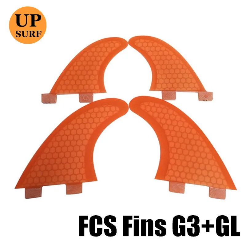 Плавник для серфинга 4 шт. G3 + GL FCS плавник с Сотами плавники из стекловолокна Quilhas