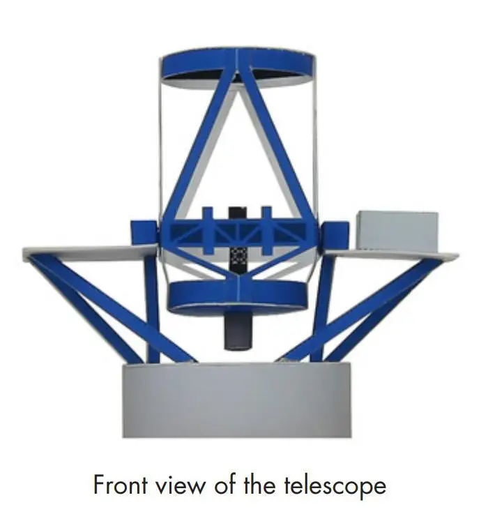 Телескоп 3D в стиле естественных науки бумажная модель сделай сам мультяшная