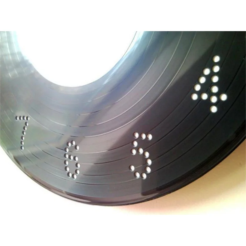 Кварцевые круглые винтажные настенные часы современный дизайн CD черные с